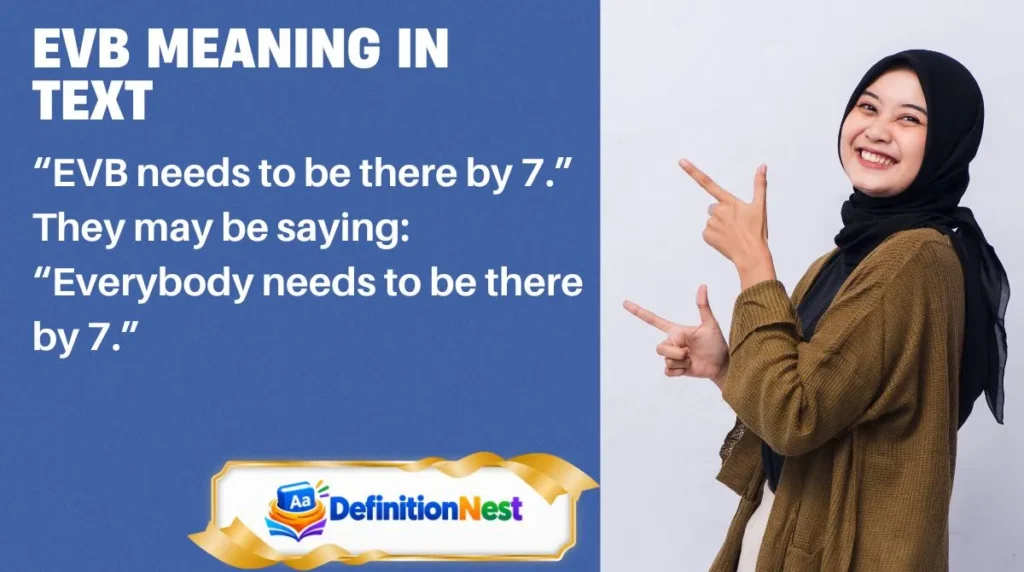 EVB Meaning in Text
