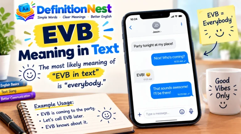 EVB Meaning in Text