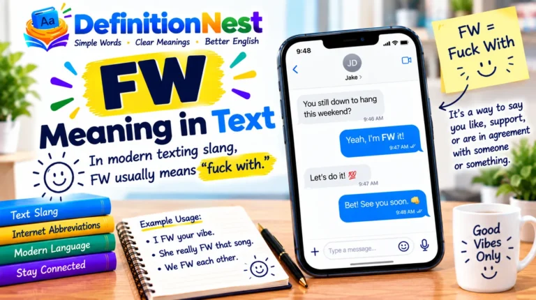 FW Meaning in Text