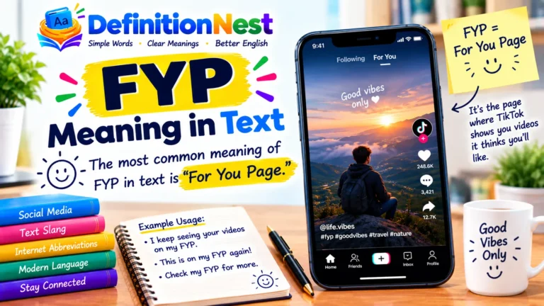 FYP Meaning in Text