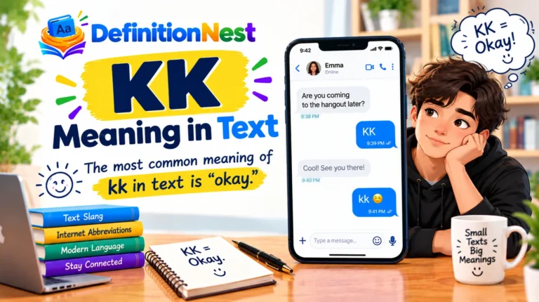 KK Meaning in Text