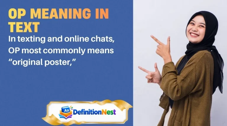 OP Meaning in Text