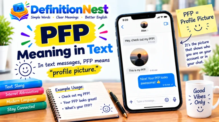 PFP Meaning in Text
