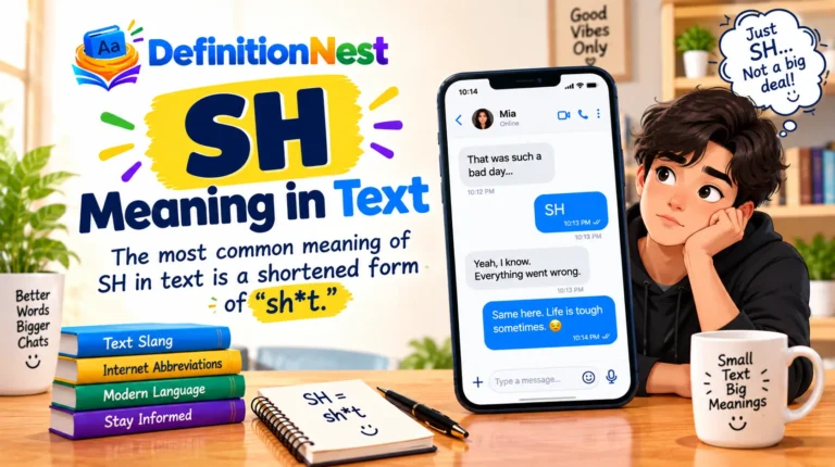 SH Meaning in Text