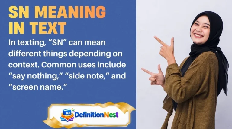 SN Meaning in Text