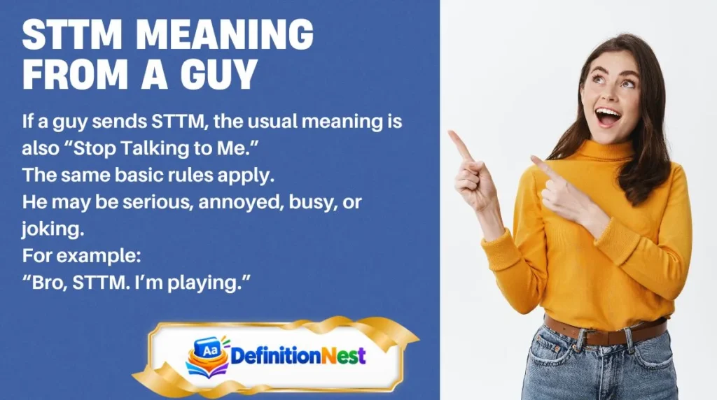 STTM Meaning From a Guy