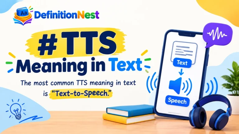 TTS Meaning in Text