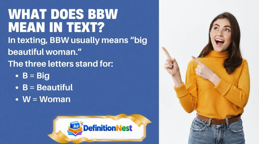 What Does BBW Mean in Text?