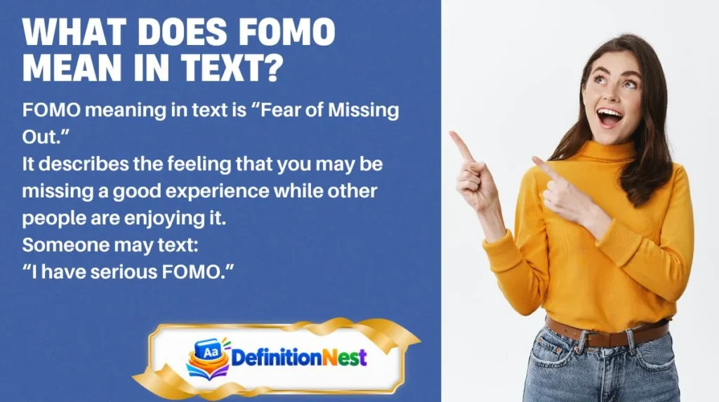 What Does FOMO Mean in Text?