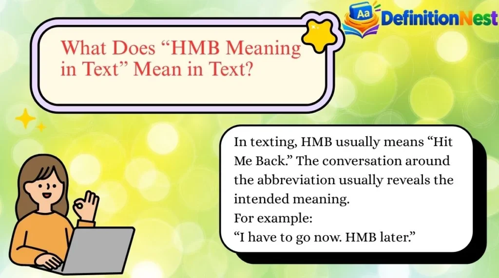 What Does “HMB Meaning in Text” Mean in Text?