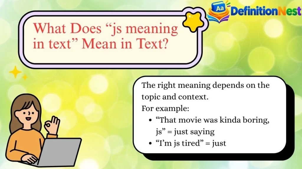 What Does “js meaning in text” Mean in Text?