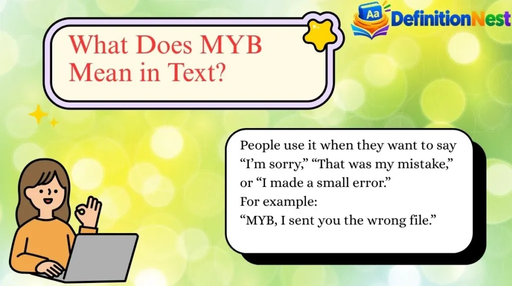 What Does MYB Mean in Text?