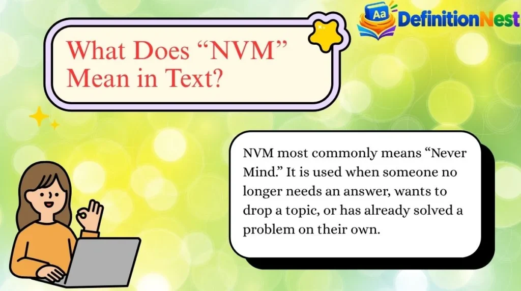 What Does “NVM” Mean in Text?