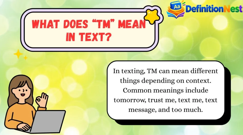 What Does “TM” Mean in Text?