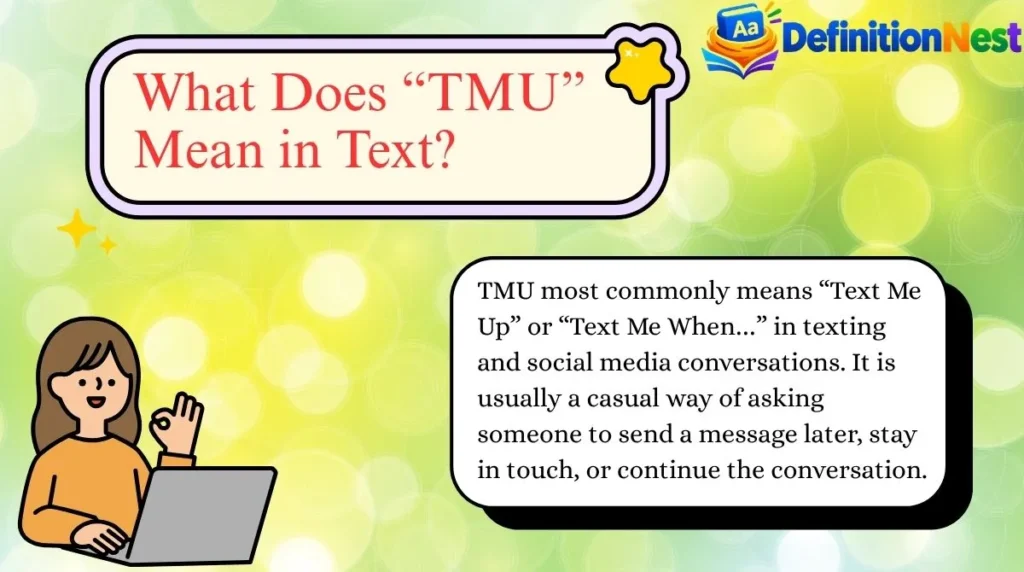 What Does “TMU” Mean in Text?