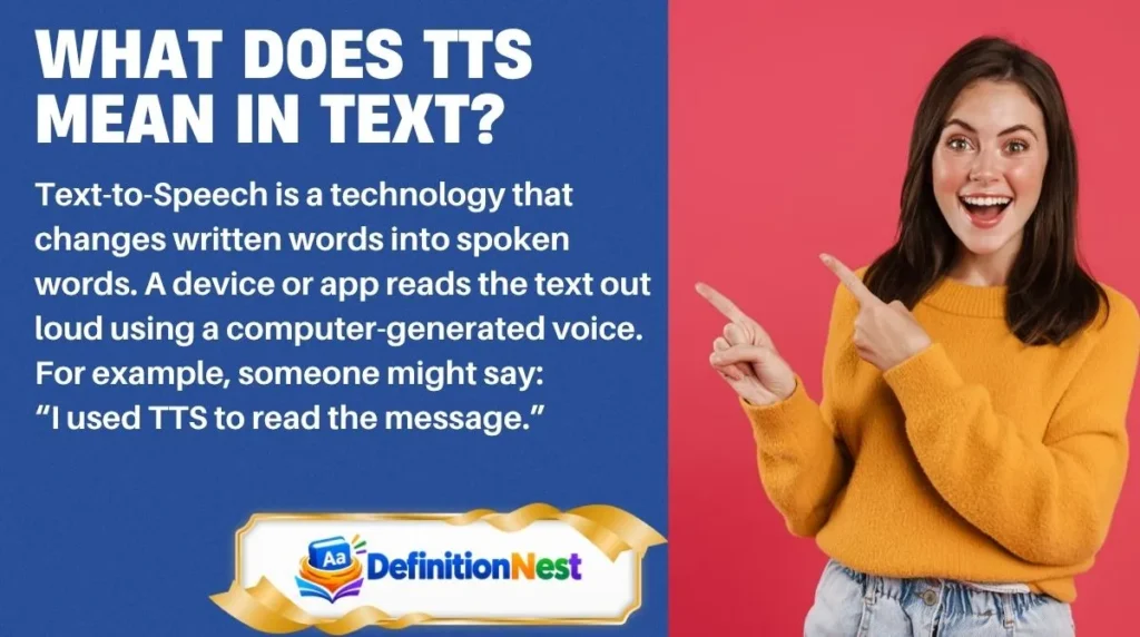 What Does TTS Mean in Text?