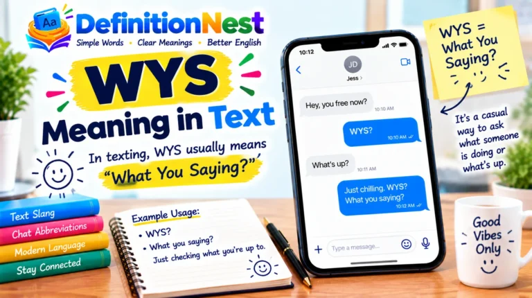 WYS Meaning in Text