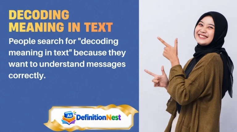 Decoding Meaning in Text