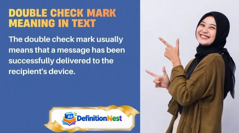Double Check Mark Meaning in Text
