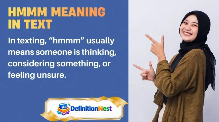 Hmmm Meaning in Text