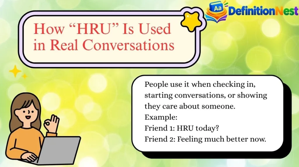 How “HRU” Is Used in Real Conversations