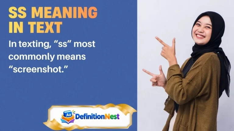 SS Meaning in Text
