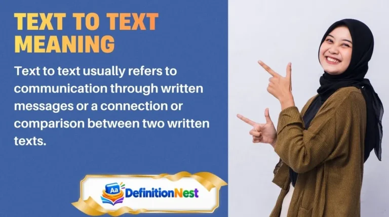 Text to Text Meaning